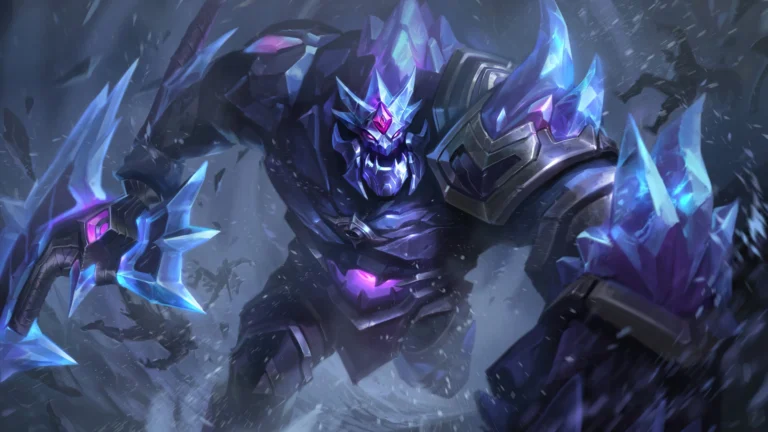 Once a fallen warrior in Frejlord, now reanimated as a Freezing Ice Titan working for the Ice Witch, Lissandra.